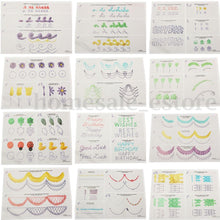 23pcs/Set Icing Piping DIY Paper Practice Drawing Board