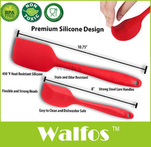 WALFOS Food Grade Non-Stick Silicone Spatula/Bowl Scraper