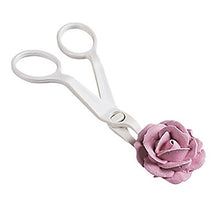 White Plastic Scissors Flower Lifter