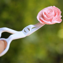 White Plastic Scissors Flower Lifter