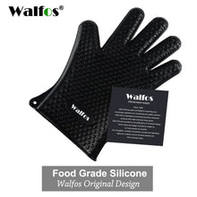 WALFOS Heat Resistant Silicone Kitchen BBQ Grill/Oven Glove (1 PC)