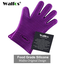 WALFOS Heat Resistant Silicone Kitchen BBQ Grill/Oven Glove (1 PC)