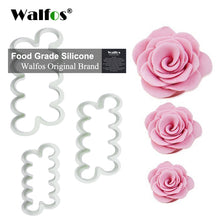 3 Piece Fondant Rose Flower Cutter