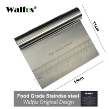Multi-Purpose WALFOS Stainless Steel Dough Scraper