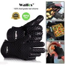 WALFOS Heat Resistant Silicone Kitchen BBQ Grill/Oven Glove (1 PC)